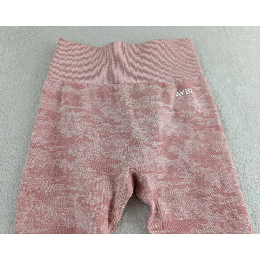 AYBL Pink Camo Seamless High-Waist Leggings - Picture 2 of 5